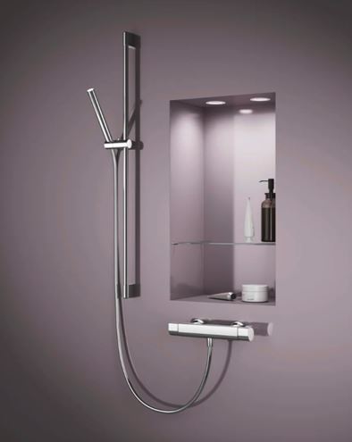 HANSA TEMPRA STYLE sprchová nástenná termostatická batéria, chróm 58410101 Obrázek - fotka