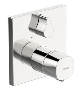 HANSA LIVING podomietková termostatická batéria, pre 2 spotrebiče, chróm