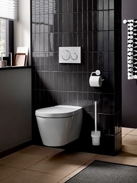 EMCO CONCEPT WHITE WC kefa, nástenná, sklo, matná biela CW431513901 Obrázek - fotka