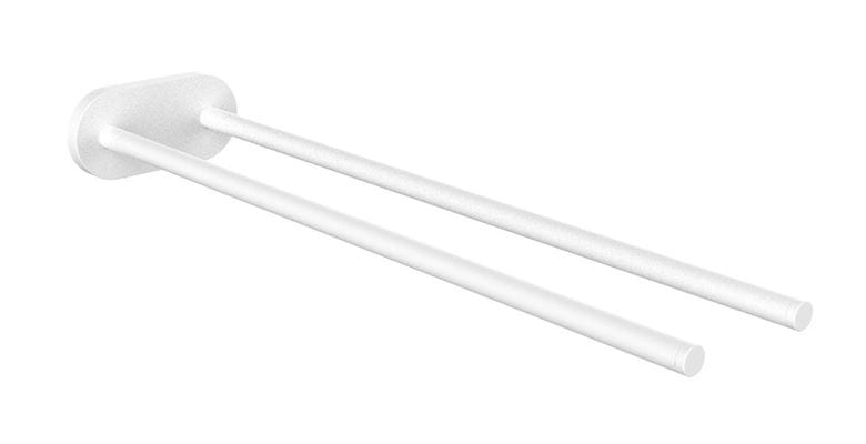 EMCO CONCEPT WHITE držiak uterákov 399 mm, dvojramenný, matná biela CW435013940 Obrázek - Hlavní obrázek