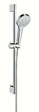 HANSGROHE CROMA SELECT S VARIO 3JET sprchová súprava 3-dielna, ručná sprcha pr. 110 mm, 3 prúdy, tyč, hadica, EcoSmart, biela/chróm