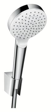 HANSGROHE CROMETTA 1JET sprchová súprava 3-dielna, ručná sprcha pr. 100 mm, hadica, držiak, EcoSmart, biela/chróm