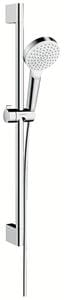 HANSGROHE CROMETTA 1JET sprchová súprava 3-dielna, ručná sprcha pr. 100 mm, tyč, hadica, Green, biela/chróm