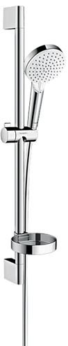 HANSGROHE CROMETTA VARIO 2JET sprchová súprava 3-dielna, ručná sprcha pr. 110 mm, 2 prúdy, tyč, hadica, biela/chróm 26532400 Obrázek - Hlavní obrázek