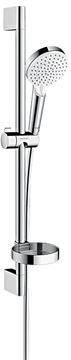 HANSGROHE CROMETTA VARIO 2JET sprchová súprava 3-dielna, ručná sprcha pr. 110 mm, 2 prúdy, tyč, hadica, biela/chróm