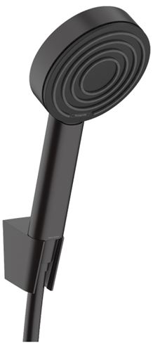 HANSGROHE PULSIFY S 105 1JET sprchová súprava 3-dielna, ručná sprcha pr. 105 mm, hadica, držiak, matná čierna 24301670 Obrázek - Hlavní obrázek
