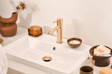 HANSA VANTIS STYLE umývadlová stojanková batéria, brúsený bronz  5437220781 Obrázek - fotka