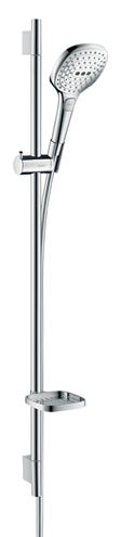 HANSGROHE RAINDANCE SELECT E 120 3JET sprchová súprava 4-dielna, ručná sprcha 120x120 mm, 3 prúdy, tyč, hadica, mydelnička, biela/chróm 26621400 Obrázek - Hlavní obrázek