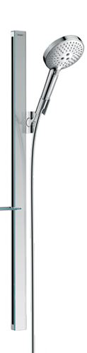 HANSGROHE RAINDANCE SELECT E 120 3JET sprchová súprava 4-dielna, ručná sprcha pr. 125 mm, 3 prúdy, tyč, hadica, polička, chróm 27648000 Obrázek - Hlavní obrázek