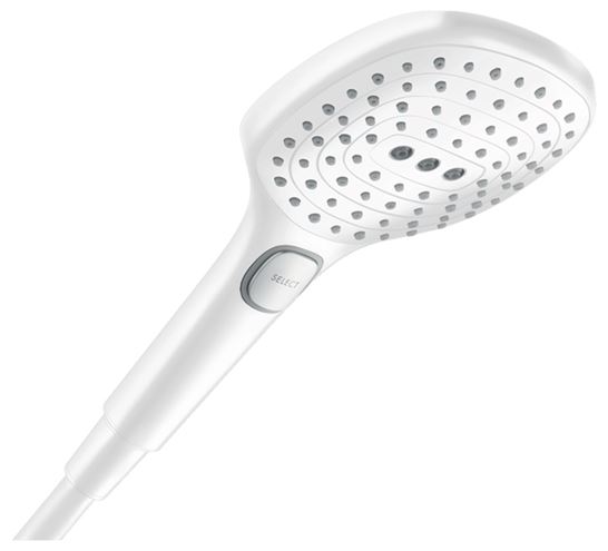 HANSGROHE RAINDANCE SELECT E 3JET ručná sprcha 120x120 mm, 3 prúdy, AirPower, matná biela 26520700 Obrázek - Hlavní obrázek