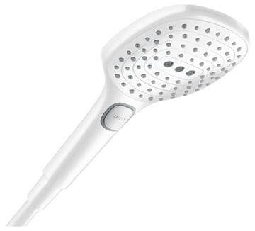 HANSGROHE RAINDANCE SELECT E 3JET ručná sprcha 120x120 mm, 3 prúdy, AirPower, matná biela