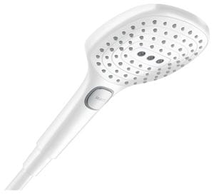 HANSGROHE RAINDANCE SELECT E 3JET ručná sprcha 120x120 mm, 3 prúdy, AirPower, matná biela