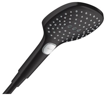 HANSGROHE RAINDANCE SELECT E 3JET ručná sprcha 120x120 mm, 3 prúdy, AirPower, matná čierna