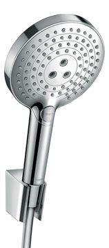 HANSGROHE RAINDANCE SELECT S 120 3JET sprchová súprava 3-dielna, ručná sprcha pr. 125 mm, 3 prúdy, hadica, držiak, chróm