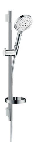 HANSGROHE RAINDANCE SELECT S 120 3JET sprchová súprava 4-dielna, ručná sprcha pr. 125 mm, 3 prúdy, tyč, hadica, mydelnička, biela/chróm 26630400 Obrázek - Hlavní obrázek
