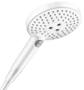 HANSGROHE RAINDANCE SELECT S 3JET ručná sprcha pr. 125 mm, 3 prúdy, EcoSmart, matná biela