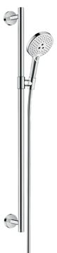 HANSGROHE RAINDANCE SELEST S 120 3JET sprchová súprava 3-dielna, ručná sprcha pr. 125 mm, 3 prúdy, tyč, hadica, biela/chróm