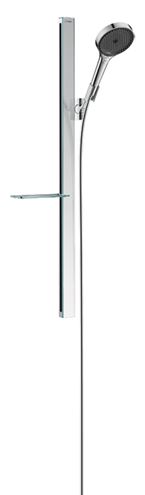 HANSGROHE RAINFINITY 130 3JET sprchová súprava 4-dielna, ručná sprcha pr. 130 mm, 3 prúdy, tyč, hadica, polička, chróm 27671000 Obrázek - Hlavní obrázek