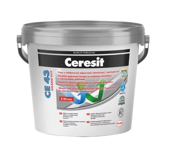 CERESIT CE 43 GRAND´ELIT škárovacia hmota pre škáry 2-20 mm, 5 kg, anthracite 3018762 Obrázek - Hlavní obrázek