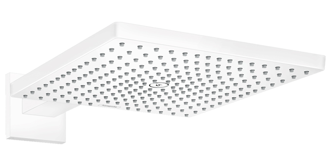 HANSGROHE RAINDANCE E 300 1JET horná sprcha 300x300 mm, s ramenom, matná biela 26238700 Obrázek - Hlavní obrázek