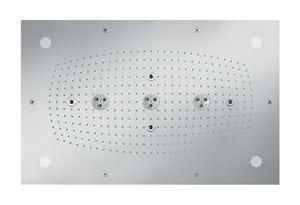 HANSGROHE RAINDANCE RAINMAKER 680/460 3JET horná sprcha 680x460 mm, 3 prúdy, s LED osvetlením, chróm