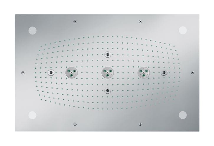 HANSGROHE RAINDANCE RAINMAKER 680/460 3JET horná sprcha 680x460 mm, 3 prúdy, s LED osvetlením, chróm 28418000 Obrázek - Hlavní obrázek