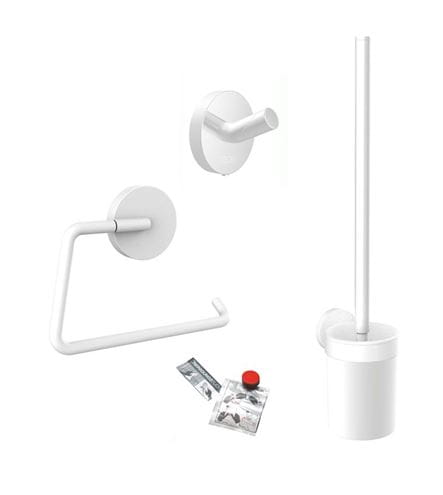 EMCO CONCEPT WHITE sada kúpeľňových doplnkov, matná biela CW439813900 Obrázek - Hlavní obrázek