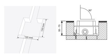 RAVAK R-BOX RB 07A.50 montážne teleso G 1/2  X070427 Technický nákres
