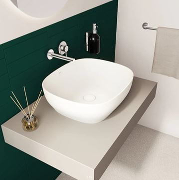 VITRA OUTLINE umývadlová misa 46 cm, bez prepadu, brúsená, VitrAhygiene 5994B401-0016 Obrázek - fotka