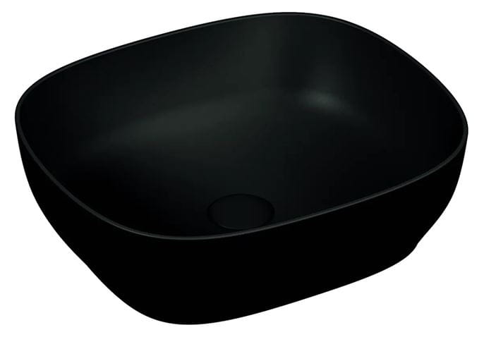 VITRA OUTLINE umývadlová misa 46 cm, bez prepadu, brúsená, VitrAhygiene, matná čierna 5994B483-0016 Obrázek - Hlavní obrázek