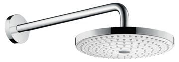 HANSGROHE RAINDANCE SELECT S 240 2JET horná sprcha pr. 243 mm, 2 prúdy, s ramenom, biela/chróm