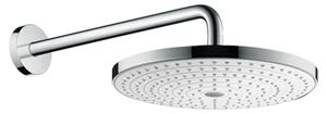 HANSGROHE RAINDANCE SELECT S 300 2JET horná sprcha pr. 301 mm, 2 prúdy, s ramenom, biela/chróm