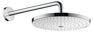HANSGROHE RAINDANCE SELECT S 300 2JET horná sprcha pr. 301 mm, 2 prúdy, s ramenom, biela/chróm