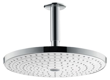 HANSGROHE RAINDANCE SELECT S 300 2JET horná sprcha pr. 301 mm, 2 prúdy, s ramenom, biela/chróm
