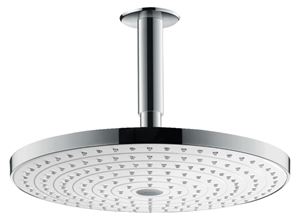 HANSGROHE RAINDANCE SELECT S 300 2JET horná sprcha pr. 301 mm, 2 prúdy, s ramenom, biela/chróm