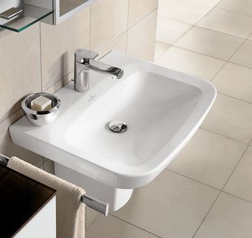 VILLEROY & BOCH SUBWAY 2.0 polostĺp pre umývadlo, alpská biela  52440001 Obrázek - fotka