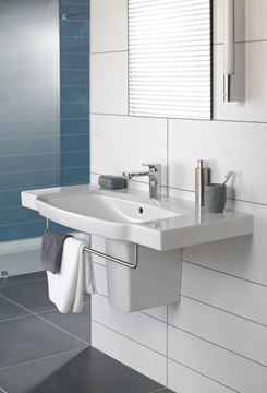 VILLEROY & BOCH SUBWAY 2.0 polostĺp pre umývadlo, alpská biela  52440001 Obrázek - fotka