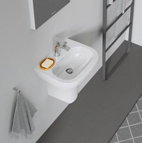 DURAVIT D-CODE polostĺp pre umývadlo  08571700002 Obrázek - fotka