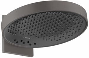 HANSGROHE RAINFINITY 360 3JET horná sprcha pr. 360 mm, 3 prúdy, s ramenom, brúsený čierny chróm