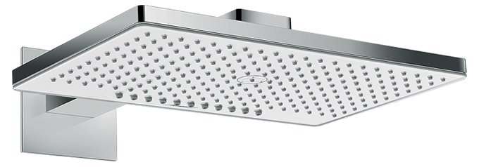 HANSGROHE RAINMAKER SELECT 460 3JET horná sprcha 460x300 mm, 3 prúdy, s ramenom, biela/chróm 24007400 Obrázek - Hlavní obrázek