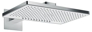 HANSGROHE RAINMAKER SELECT 460 3JET horná sprcha 460x300 mm, 3 prúdy, s ramenom, biela/chróm