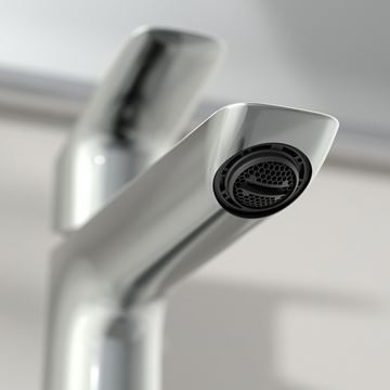 HANSGROHE LOGIS 110 FINE umývadlová stojanková batéria, EcoSmart, chróm 71253000 Obrázek - fotka