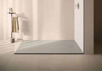 CONCEPT 200 sprchová vanička 90x90 cm, liaty mramor, samonosná, mat light dove grey 09DW09O2-81 Obrázek - fotka