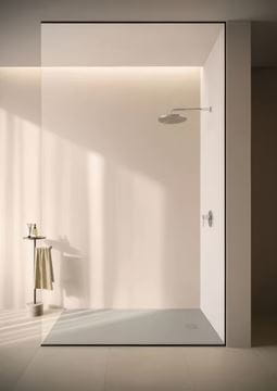 CONCEPT 200 sprchová vanička 80x120 cm, liaty mramor, samonosná, mat light dove grey 08DW07O2-81 Obrázek - fotka