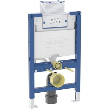 GEBERIT DUOFIX montážny prvok pre WC 82 cm, so splachovacou nádržkou Omega 12 cm