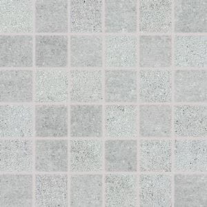 RAKO CEMENTO mozaika 30x30(5x5) cm, lepená na sieti, mat reliéf, sivá