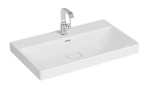 VITRA METROPOLE umývadlo 80 cm, s otvorom pre batériu a prepadom, VitrAhygiene