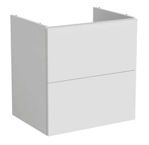 VITRA METROPOLE PURE skrinka pod umývadlo 58x60x45 cm, 2 zásuvky, Push-open, s osvetlením, matná šedá 67398 Obrázek - Hlavní obrázek