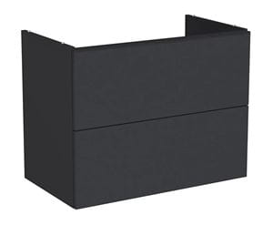 VITRA METROPOLE PURE skrinka pod umývadlo 78x60x45 cm, 2 zásuvky, Push-open, s osvetlením, matný grafit