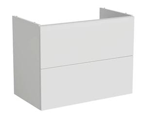VITRA METROPOLE PURE skrinka pod umývadlo 78x60x45 cm, 2 zásuvky, Push-open, s osvetlením, matná šedá